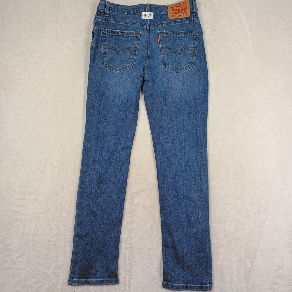 Levis Jeans Girls Size 14 Blue Performance 511 Slim Denim Gorpcore Outdoors